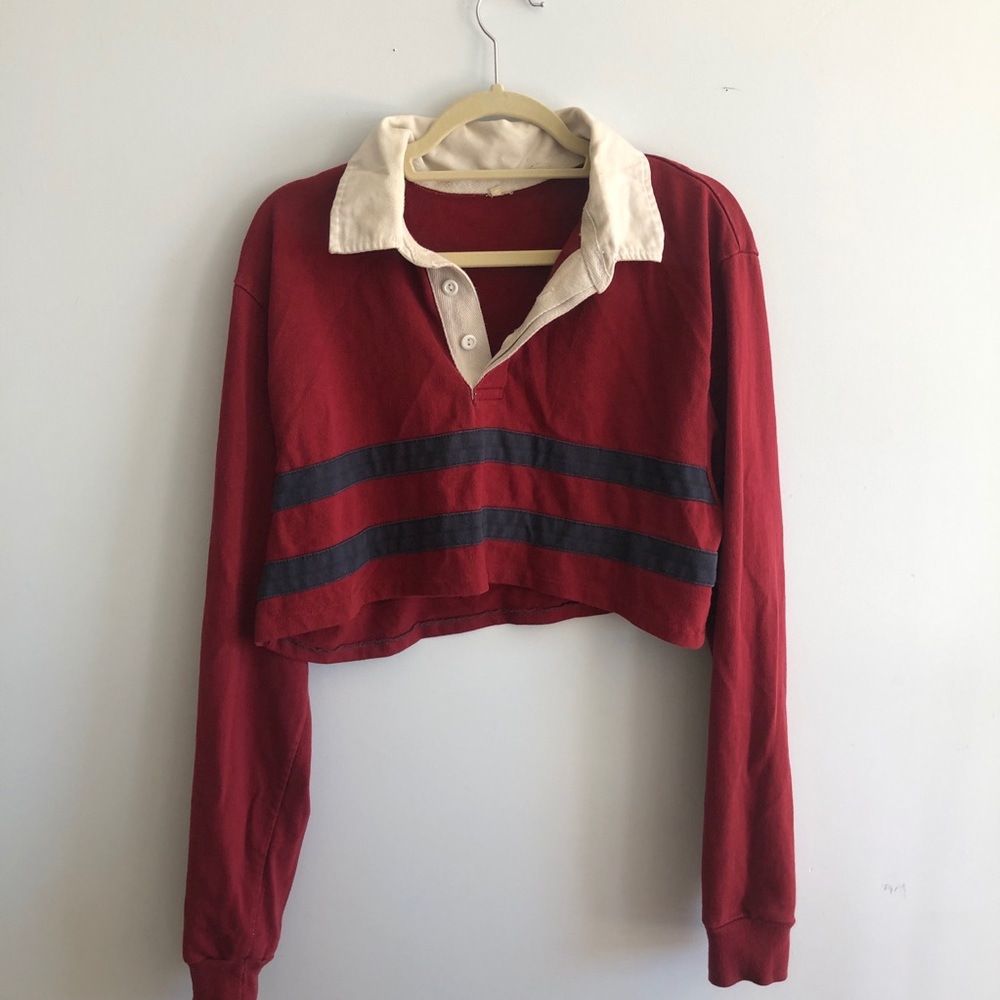 Cropped long sleeve vintage shirt